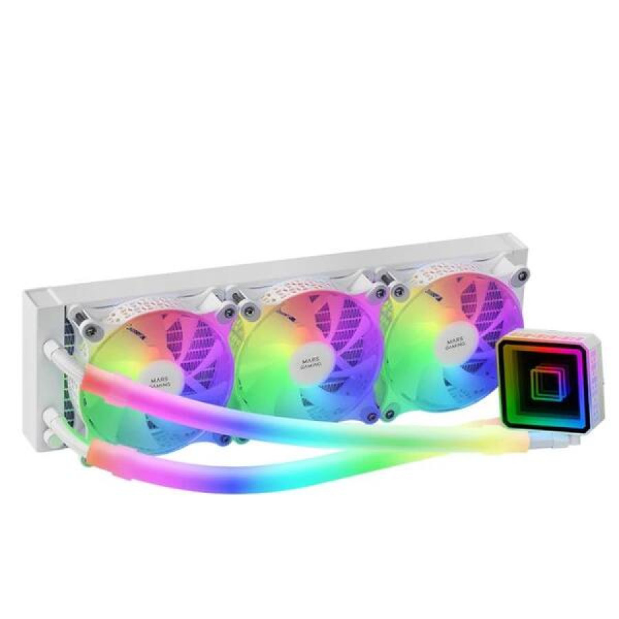 MARSGAMING Liquid Cooling Refri.n ML-ULTRA360 White