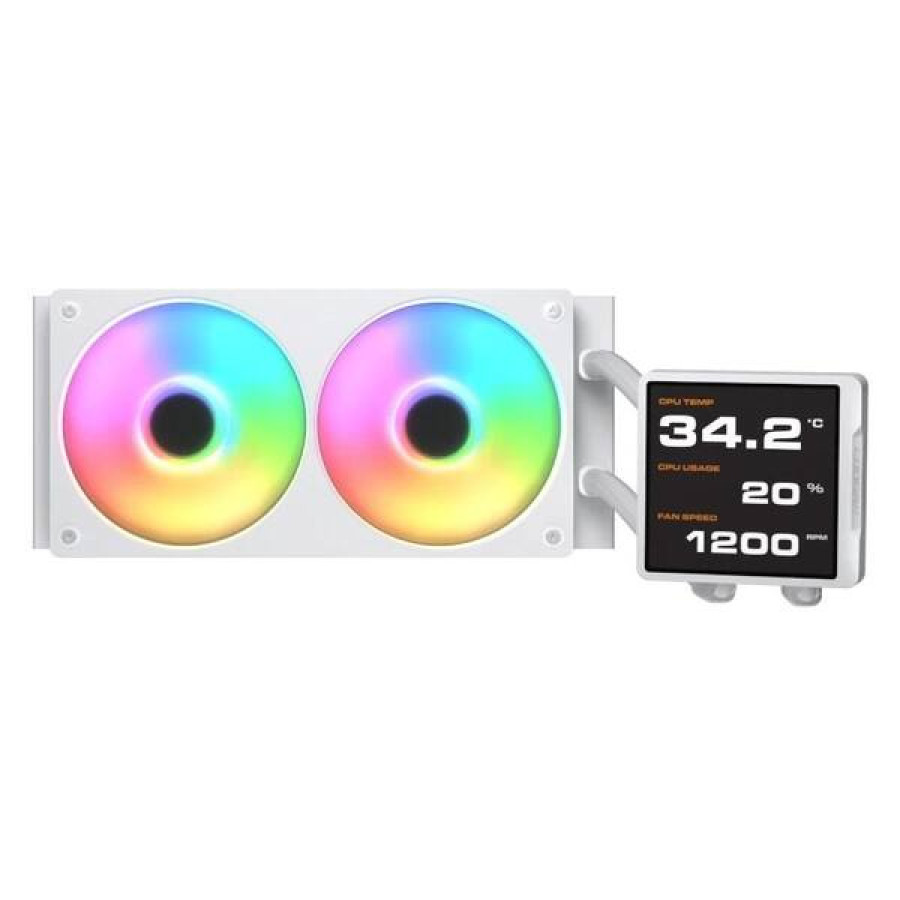 Cougar Ref. Liq. Poseidon Vistek Pro ARGB 240 White