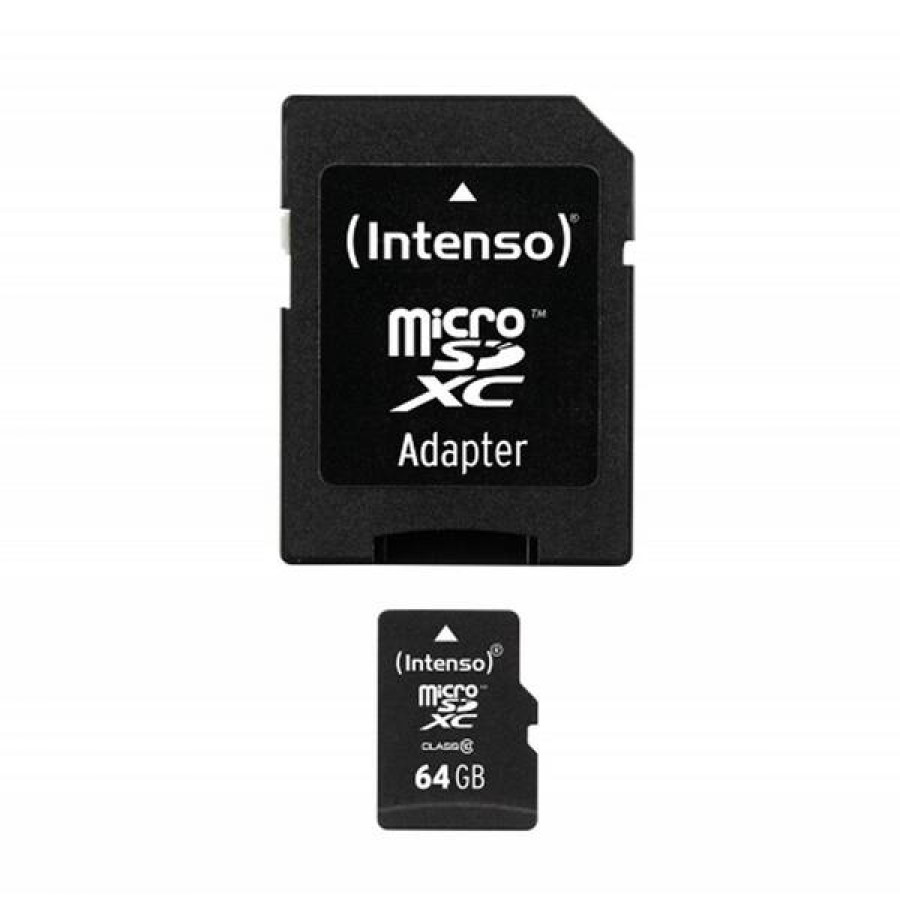 Intenso 3413490 Micro SD Class 10 64GB c/adapt
