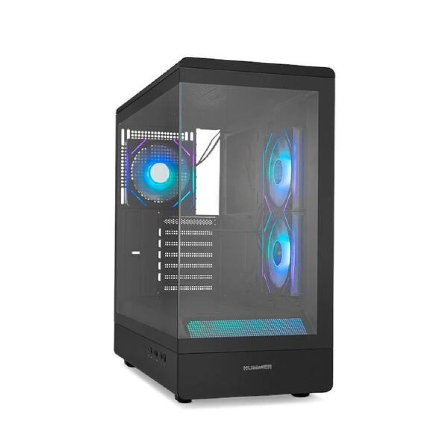 NOX Mid Tower HUMMER SIGNAL Frameless ARGB Black