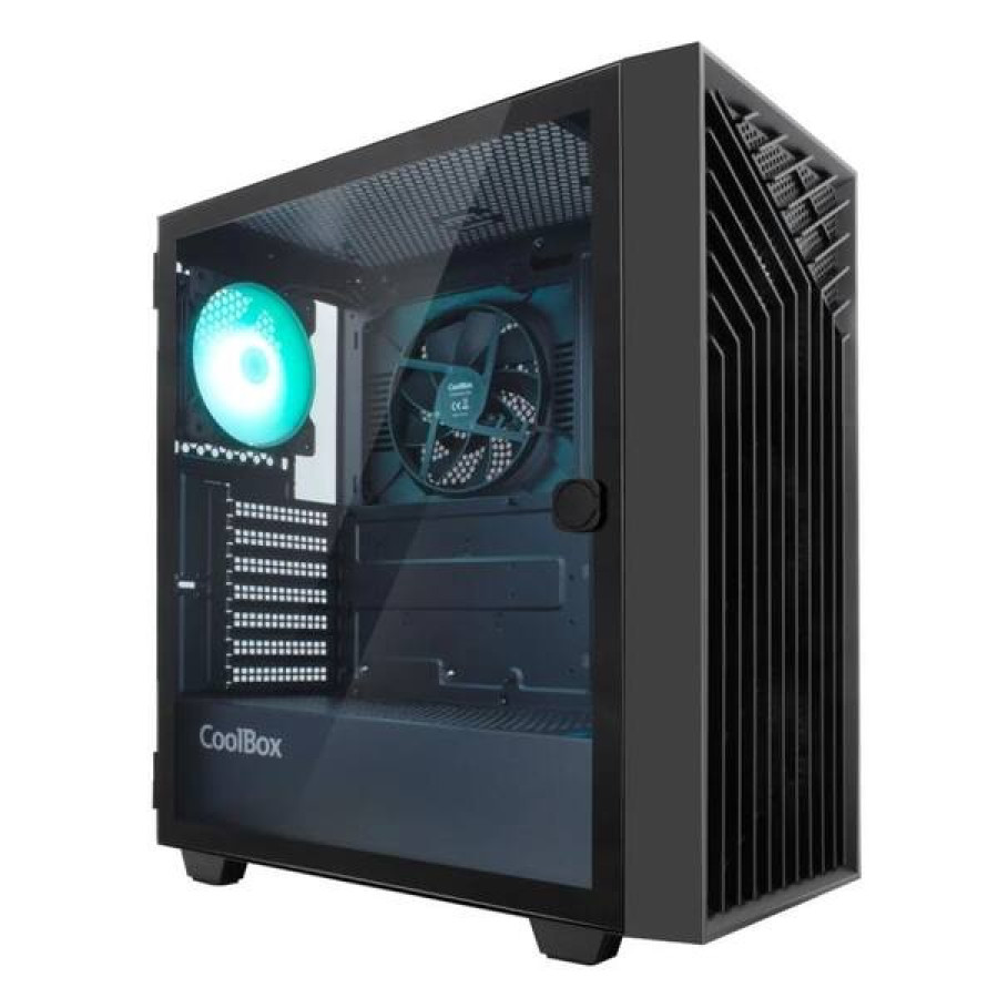 Coolbox Case Gaming ATX GA300 GRIDLINE Black