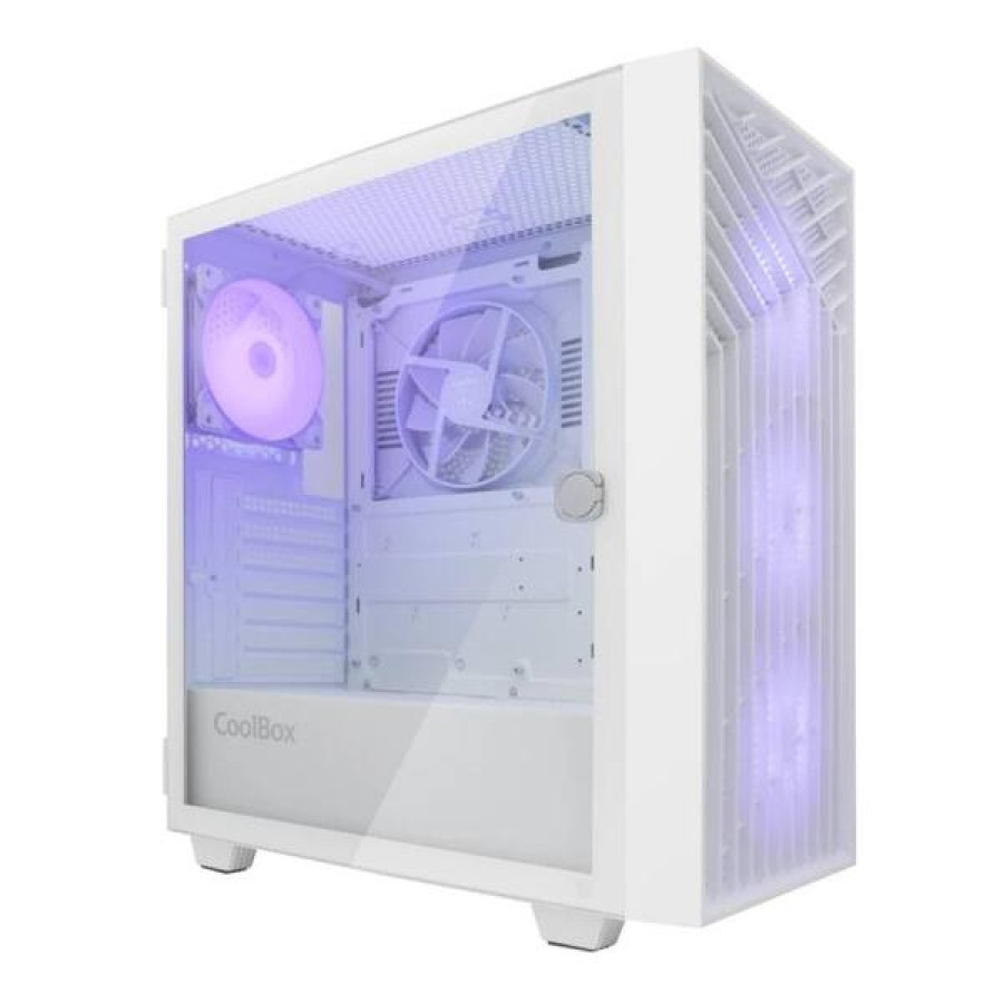 Coolbox Case Gaming ATX GA300 GRIDLINE White