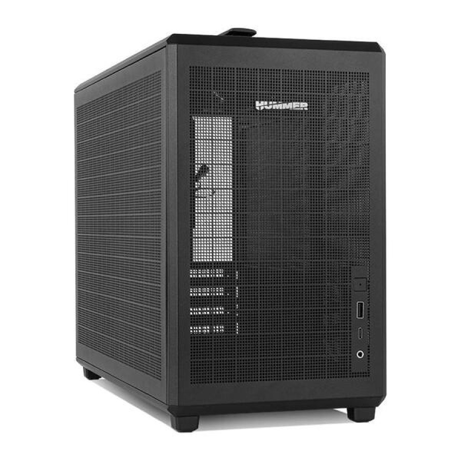 NOX Caixa Mini torre M-ATX HUMMER REFRESH mesh Negre