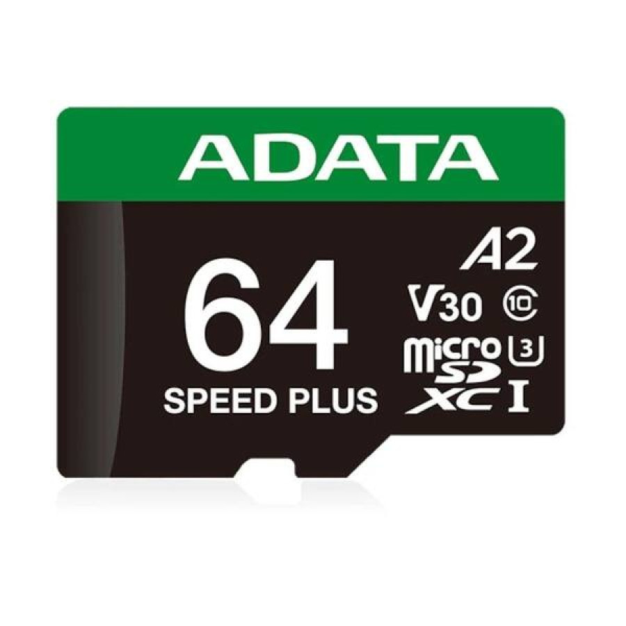 ADATA Speed Plus microSDXC UHS-I 64GB U3 V30 A2