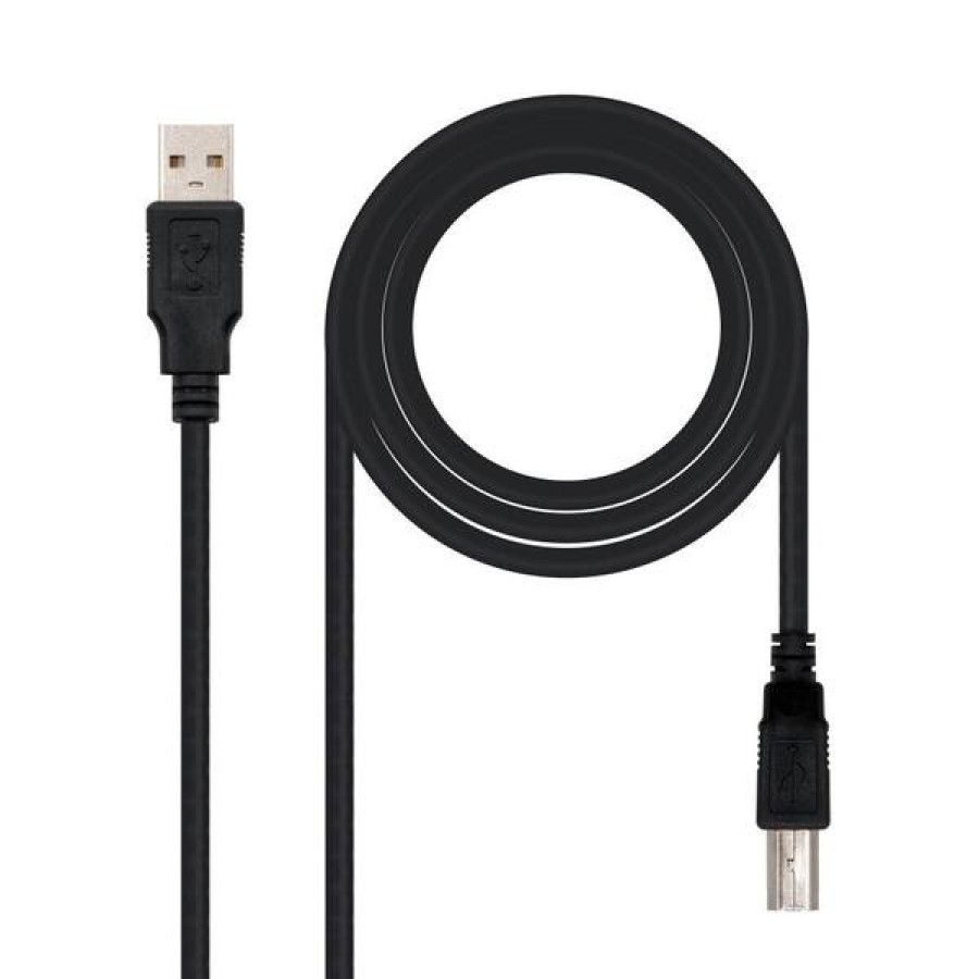 Nanocable Cable USB 2.0 Impressora Tipus A/M-B/M 1 M