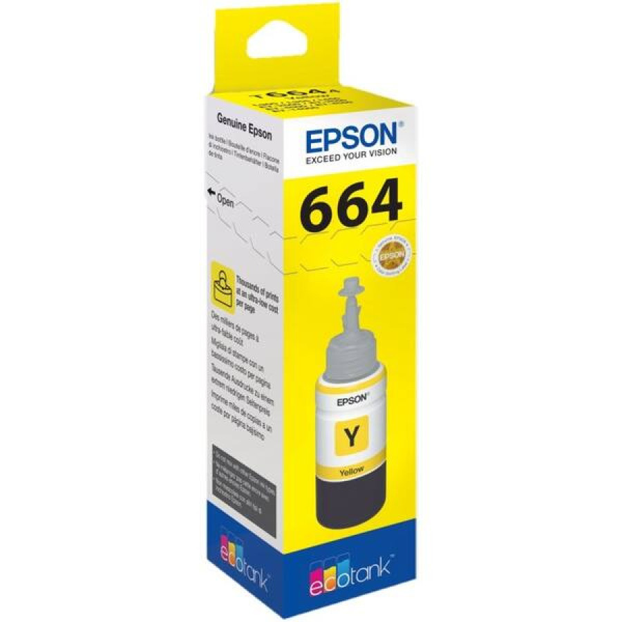 Epson Ink Bottle Ecotank T6641 Yellow
