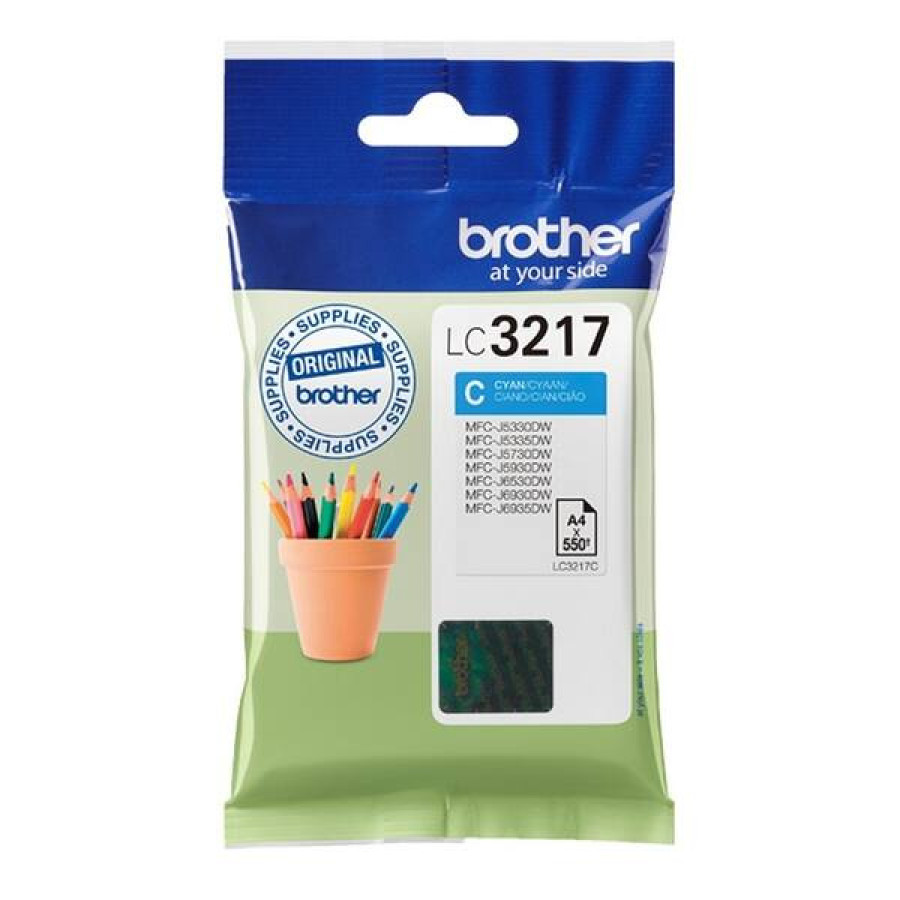 Brother Cartutx LC3217C Cian