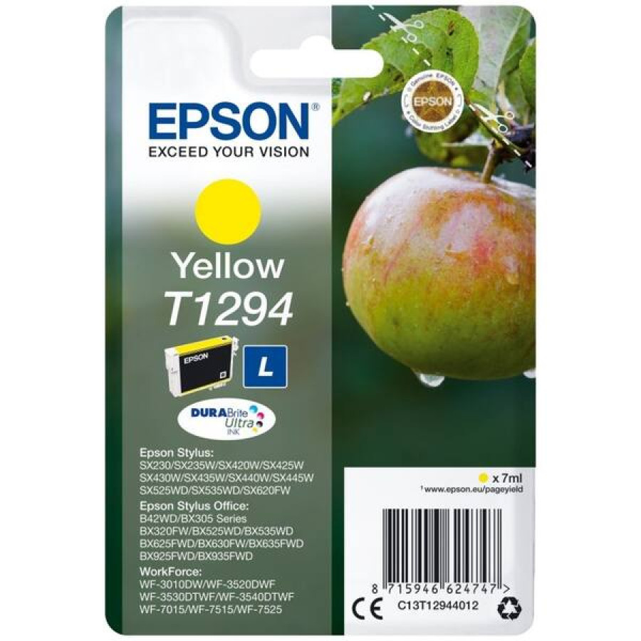 Epson Cartridge T1294 Yellow