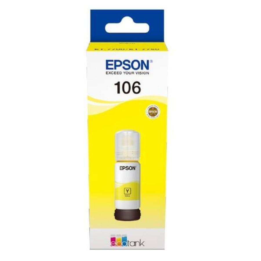 Epson Botella Tinta Ecotank 106 Groc