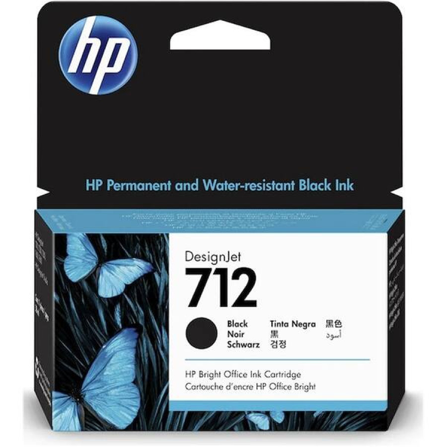 HP Cartutx 712 Negre