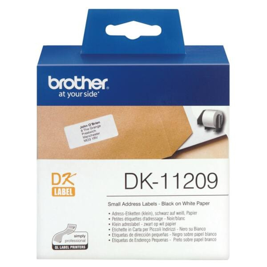 Etiquetes Brother DK11209 Direcció 29x69 mm 800 u