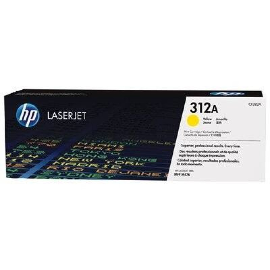 HP Tóner 312A Groc