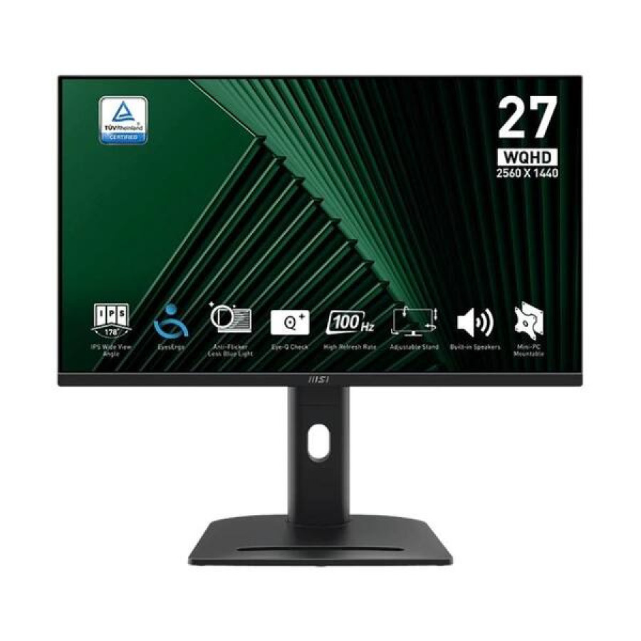 MSI MP275QPG Monitor 27" 100Hz WQHD Anti-aliasing Motion Mark