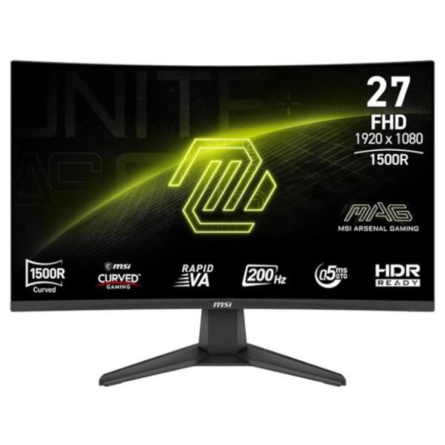 MSI MAG276CF E20 Monitor 27" FHD 200Hz 0.5ms corb
