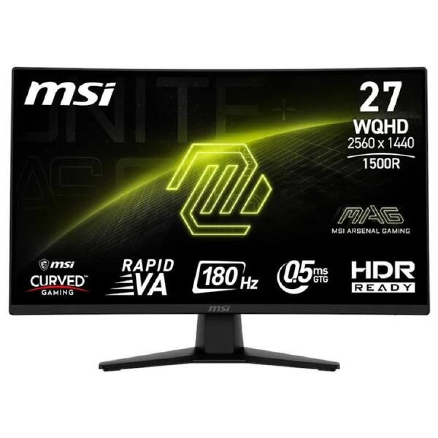 MSI MAG274CQF Monitor 27" WQHD 180Hz Curved
