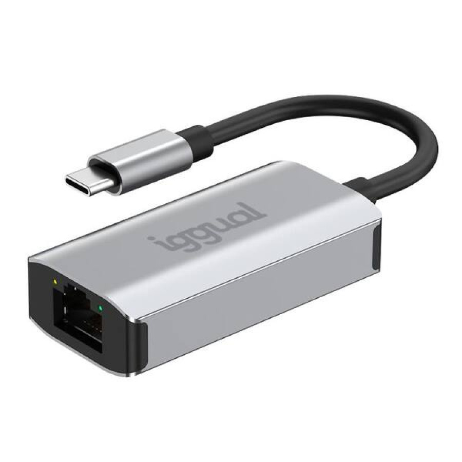 iggual Adaptador tipus C a RJ45 Gigabit 1000Mbps