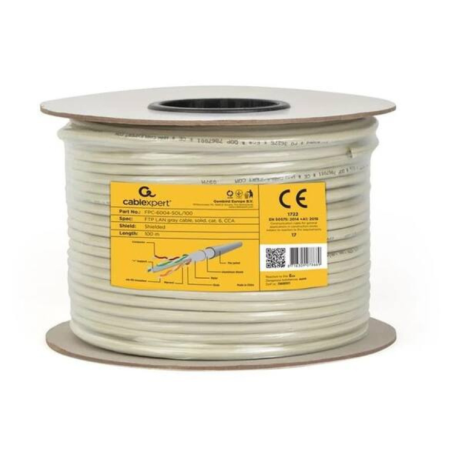 Gembird CAT6 FTP LAN Cable (CCA), solid 100 m