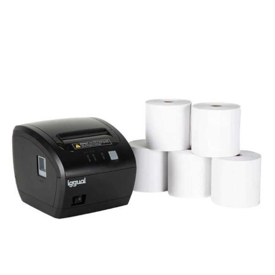 TP7001 Thermal Ticket Printer Kit + 5 rolls 80