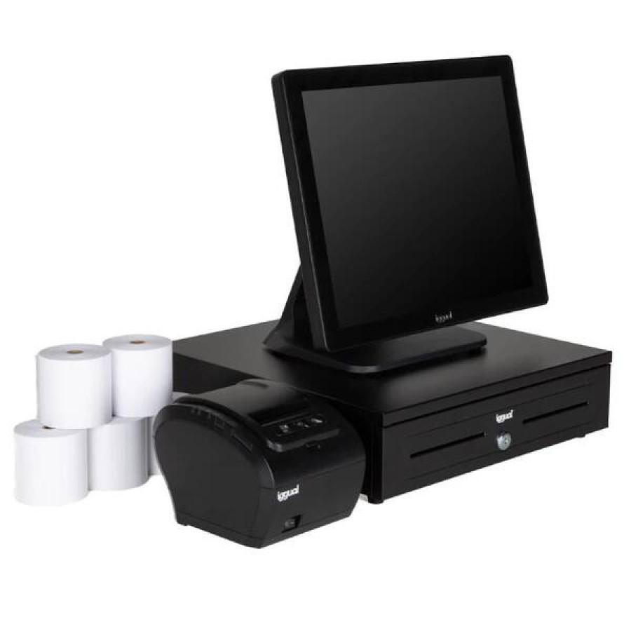 iggual Pack complet TPV 17 N100 TP8002 IRON-HD