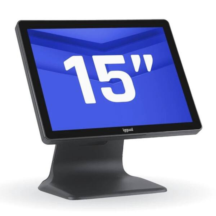 iggual All-in-One POS Terminal 15" N100 4GB+128GB 6USB Wi-Fi No OS