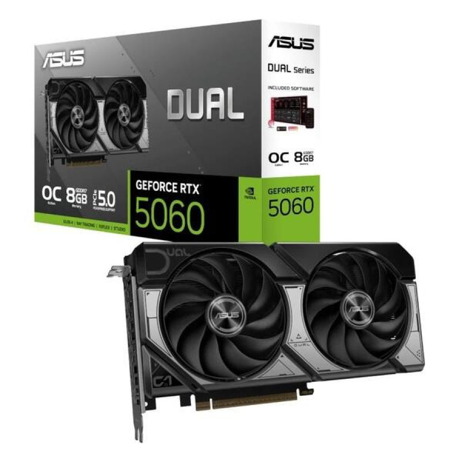 ASUS VGA NVIDIA DUAL GeForce RTX 5060 O8G 8GB DDR7