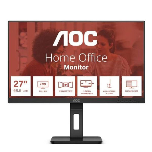 AOC 24E3QAF Monitor 24" IPS FHD 75Hz DisplayPort HDMI Anti-Glare
