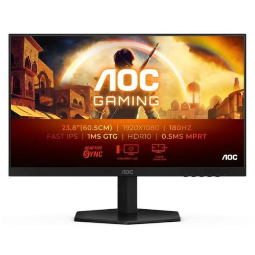 AOC 24G42E Monitor 23.8" IPS FHD 180Hz 1ms HDMI DP