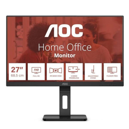 AOC 27E3QAF Monitor 27" IPS FHD 75Hz MPRT Anti-Aliasing