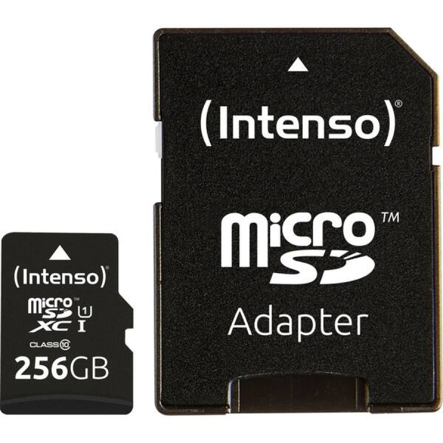 Intenso 3423492 Targeta de memòria Micro SD UHS-I Premium 256G amb/adap
