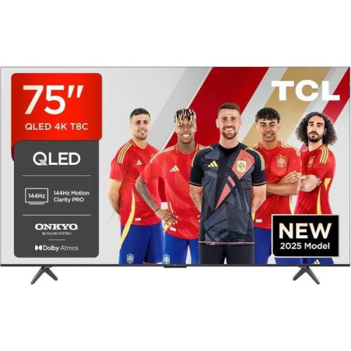 TCL 75T69C TV 75" Qled 4K Google TV Onkyo