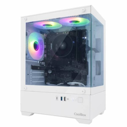 Coolbox Gaming MATX Case GM200 V.Lite ARGB S.FTE B