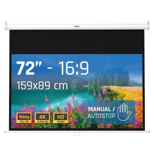 iggual Manual screen 16:9 72" 159x89 cm