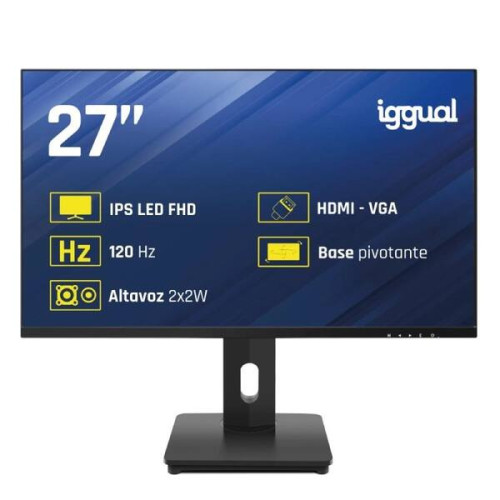 Igual Monitor 27" VGA HDMI 120Hz pivotante AA MM