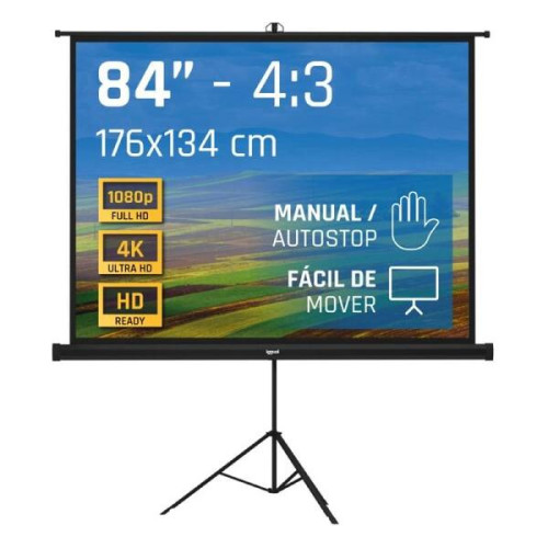iggual Screen 84" 176x134 cm 4:3 tripod+bag