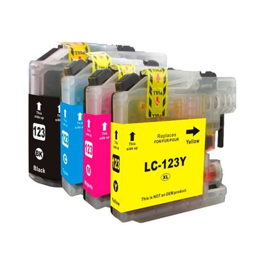INKOEM Compatible Cartridge Brother LC123XL Yellow