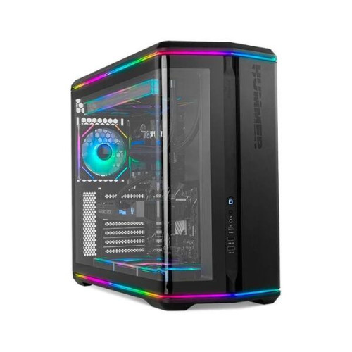 NOX ATX Mid Tower Hummer Anvil Curved Glass Black