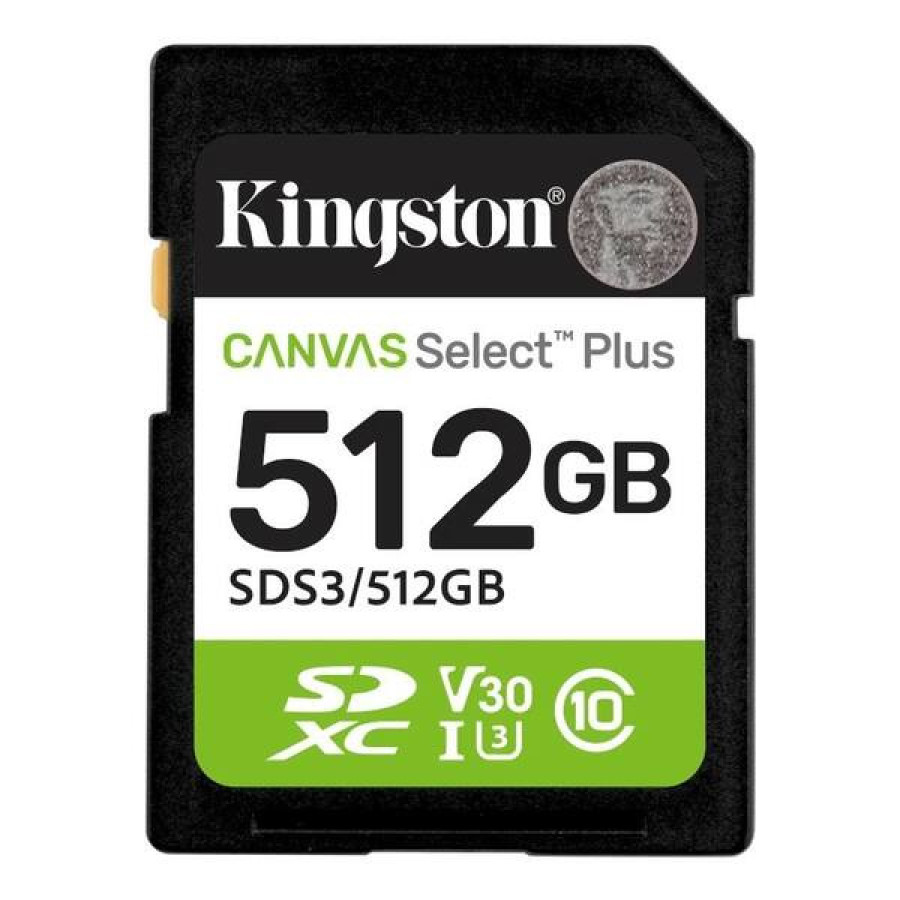 Kingston SDS3 microSDXC 512GB Gen3 150MB/s A1